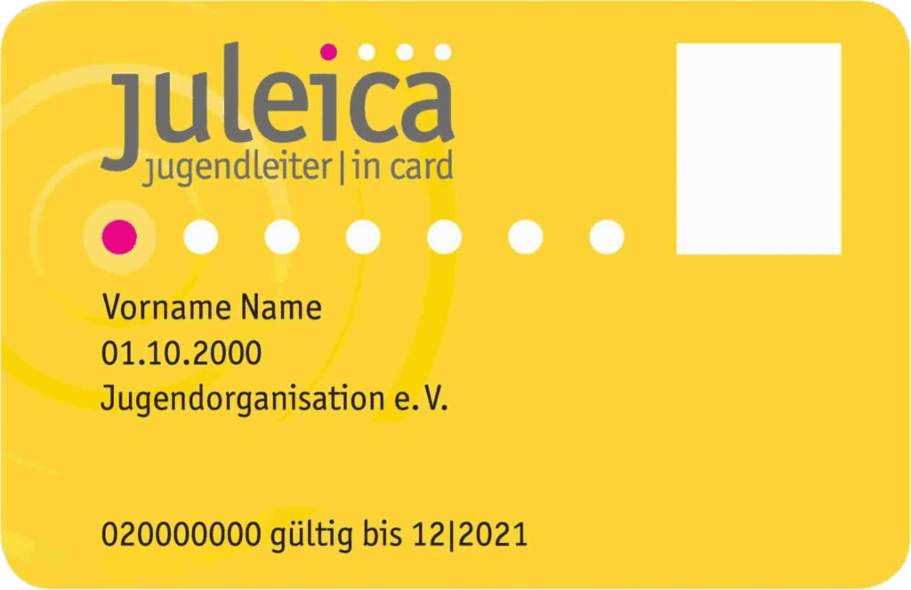 Jugendleitercard Muster